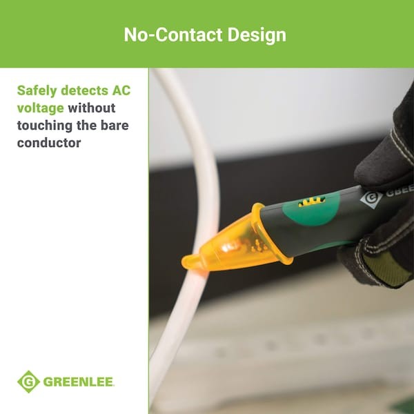 Greenlee Gt-16 Voltage Detector, 5 To 1000Vac, 5 In. L