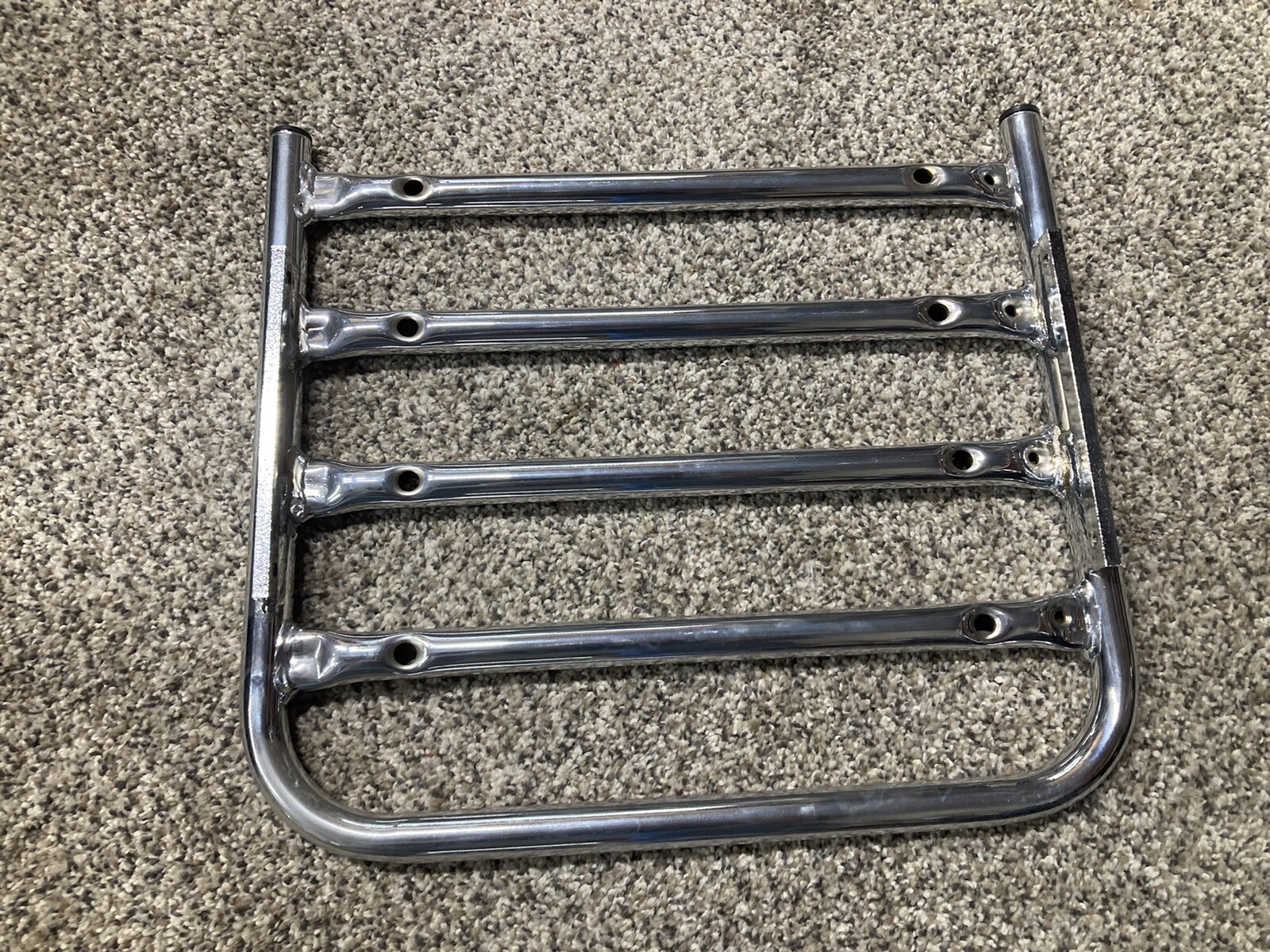 Honda Yamaha Kawasaki Suzuki Motorcycle Rear Rack Chrome Nos Larco Cb Xs GL 750