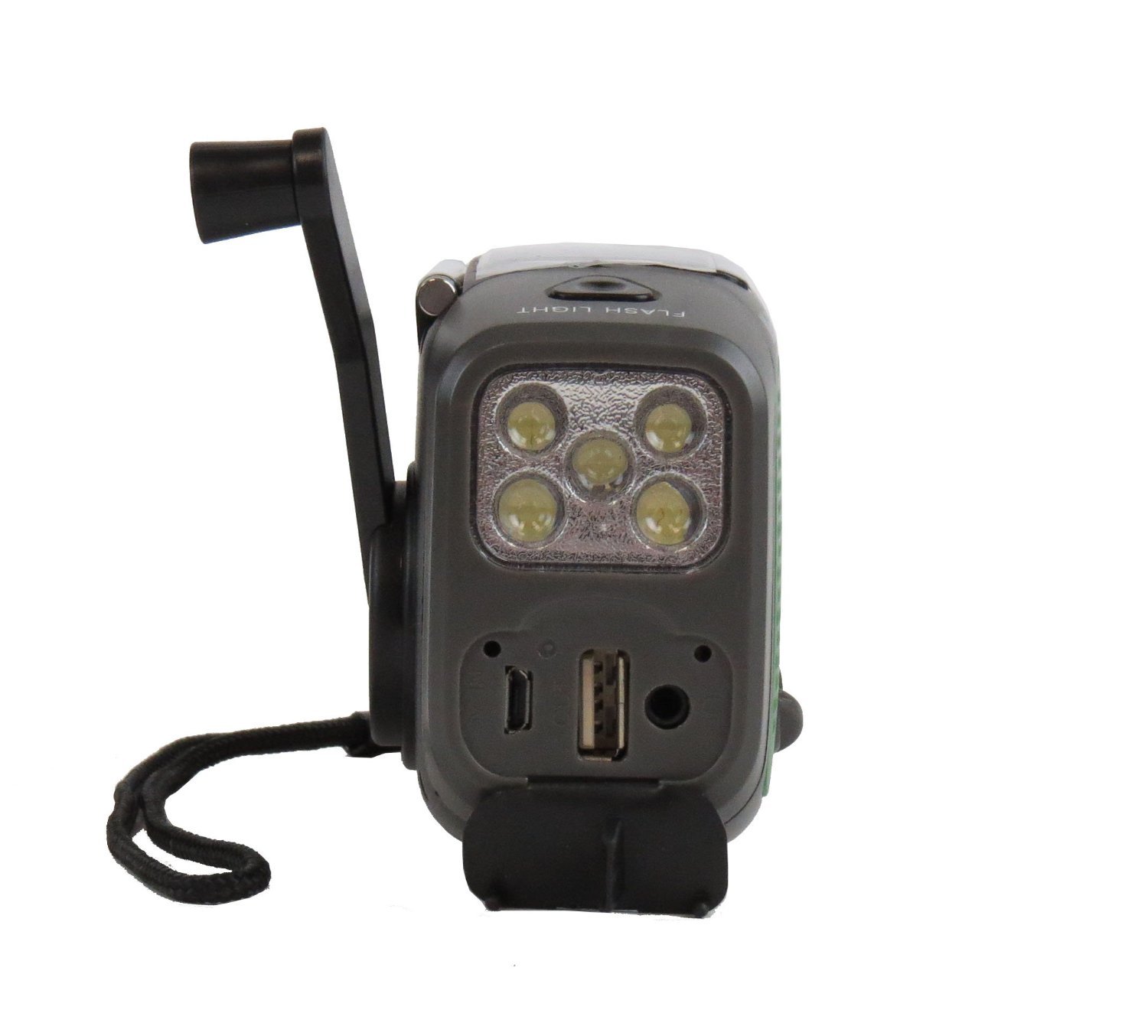 Used Kaito KA350 Solar Crank AM FM Shortwave Weather Radio with Alert