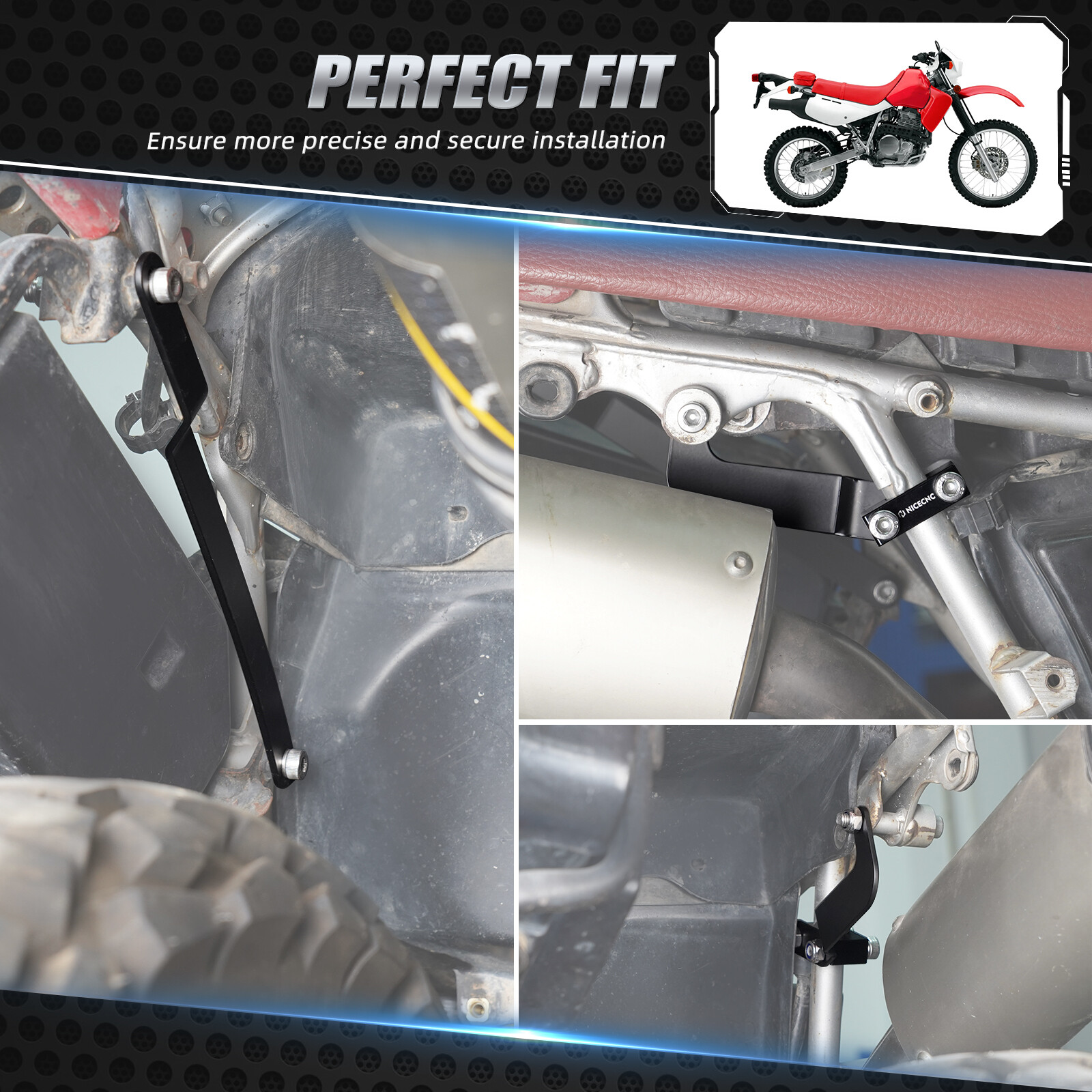 NiceCNC Fairings Body Kit Foot Peg Chain Cover For Honda XR650L 1993-2023 2024