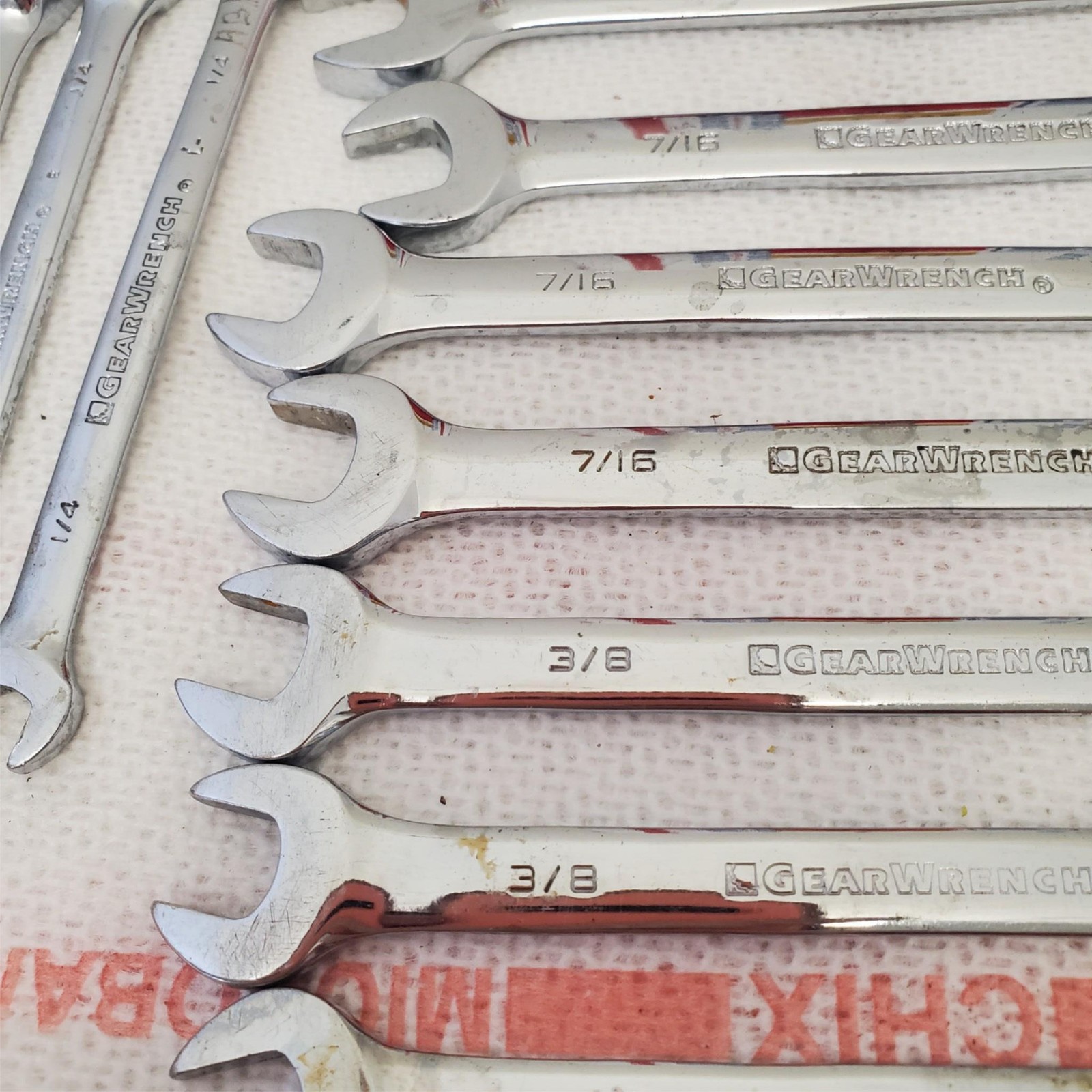 Lot of 28 Gear Wrench & Blue Point Combination Wrench Set LOT-388