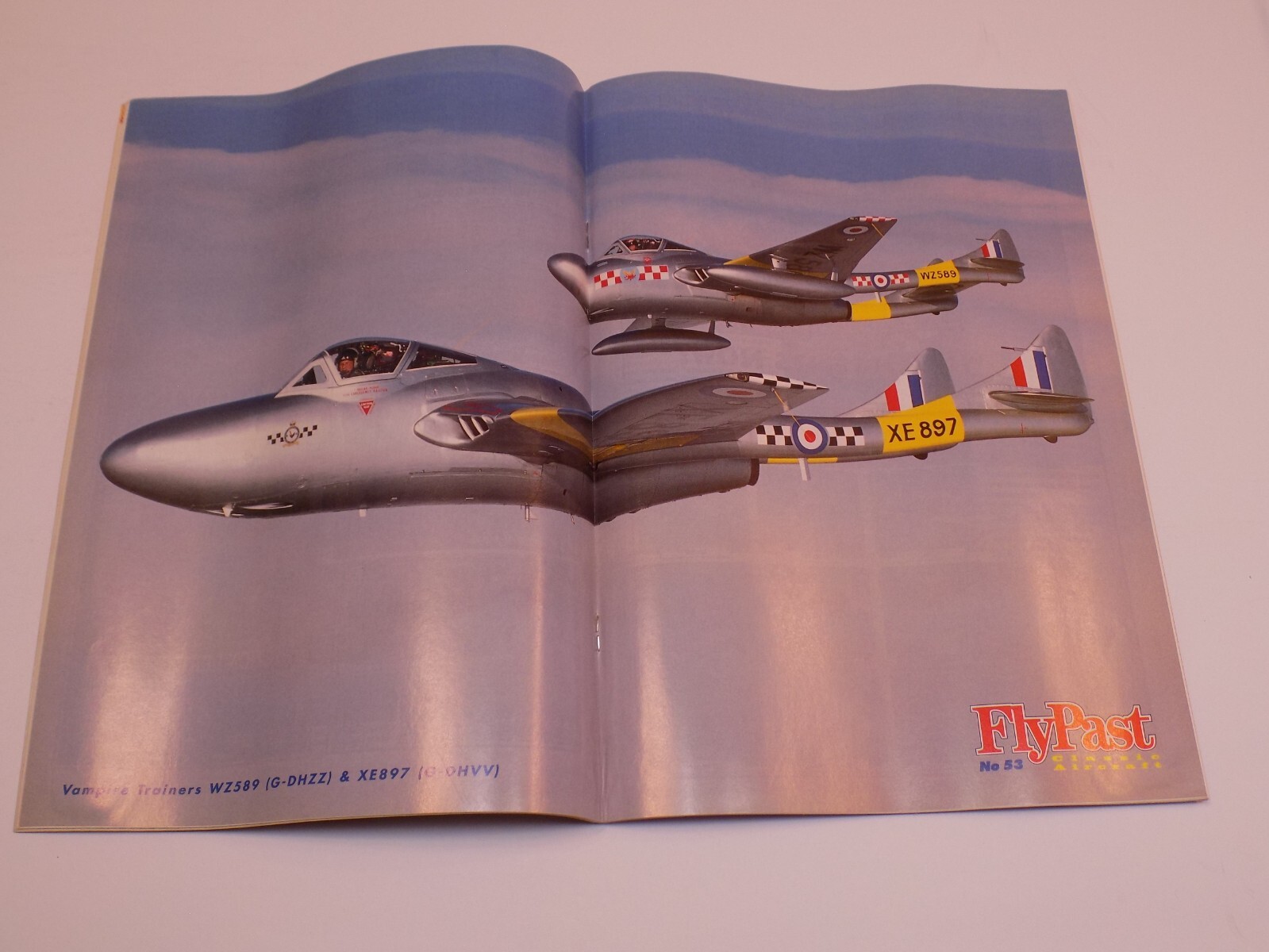 Fly Past Magazine Jan 1998 Britain RAF Vampires Venoms Pathfinder Crew E Anglia