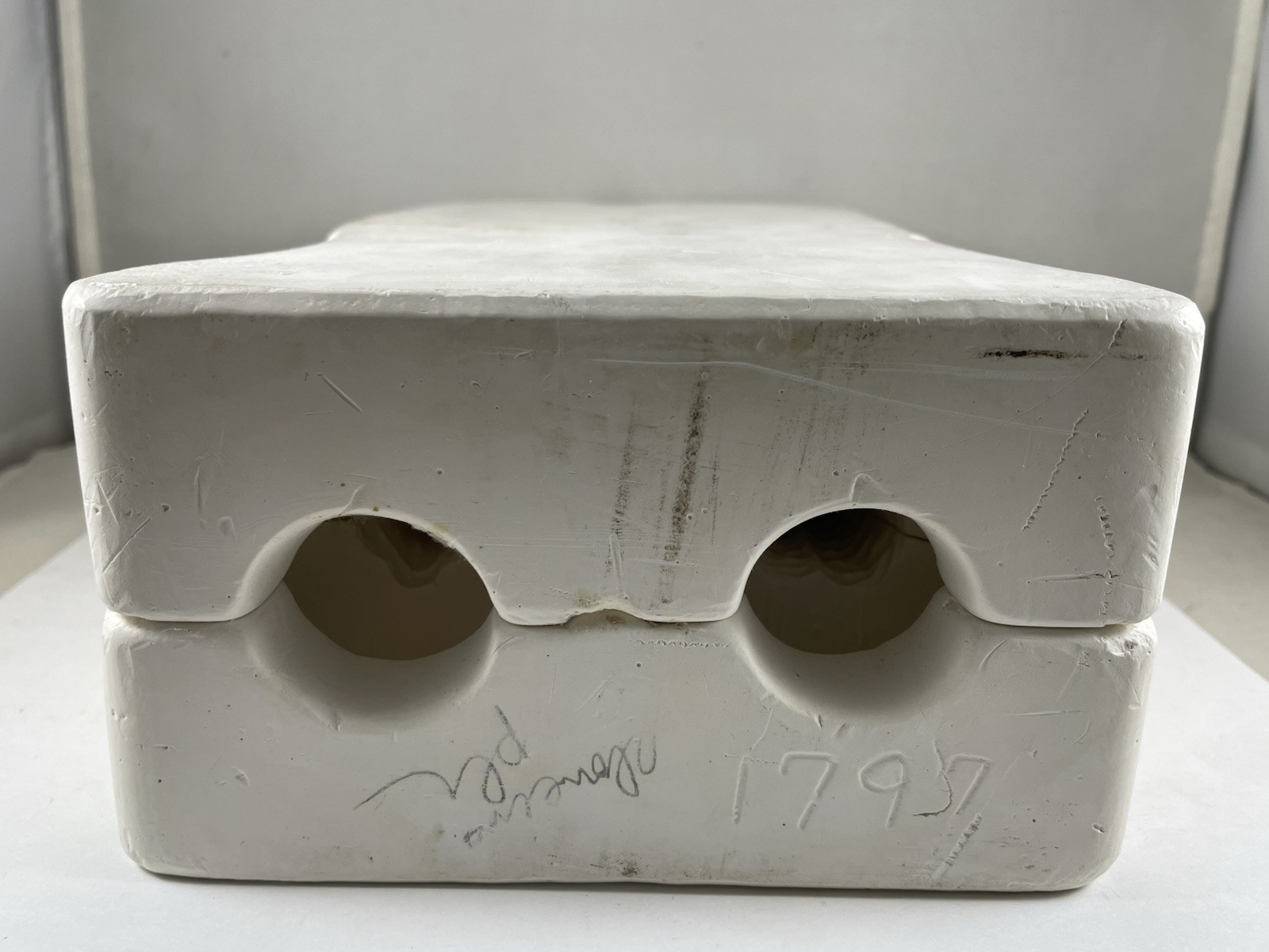 Nowell’s Inc Ceramic Casting Mold Skeleton & Mummy Figurine #NM-1797 Halloween