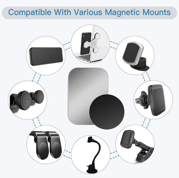 Metal Plates Adhesive Sticker Replace For Magnetic Car Mount Phone Holder LOT