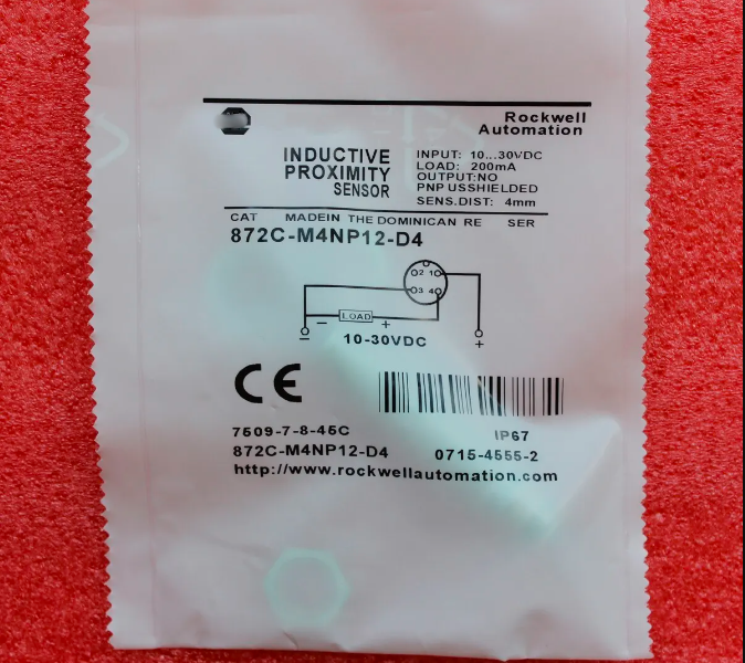 872C-M4NP12-D4 Proximity Sensor Switch For Allen Bradley 872CM4NP12D4 10-30V NEW