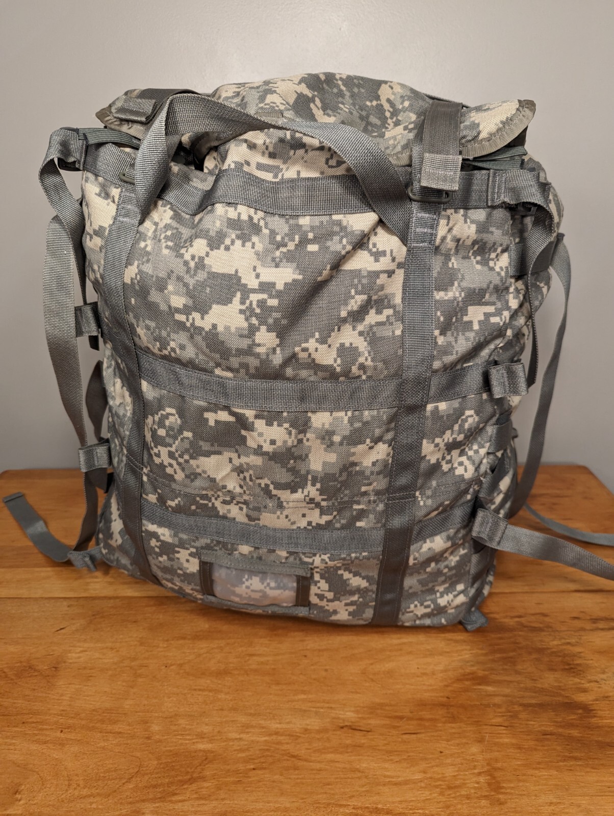 2 US Military Surplus Rucksacks USGI Large Field Pack MOLLE II ACU Modular GC