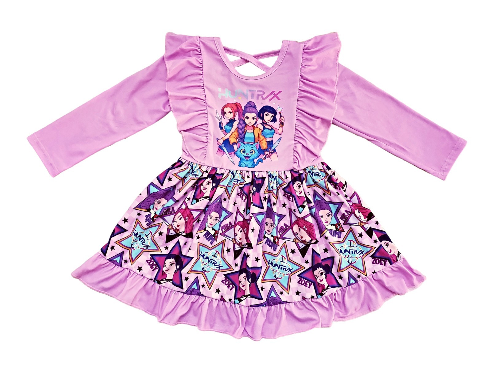 K-pop dress, Huntrix dress, K pop Demon Hunters dress. Rumi, Mira, Zoey