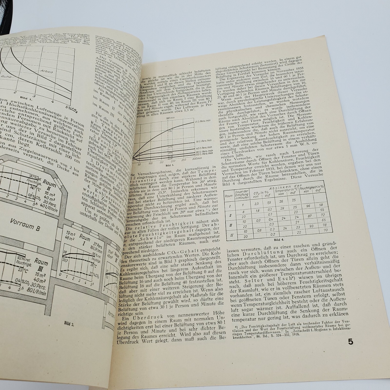 1936 German Luftschutz Gasschutz Air Raid Shelter Sonderdruck Quasebart WW2 Gas