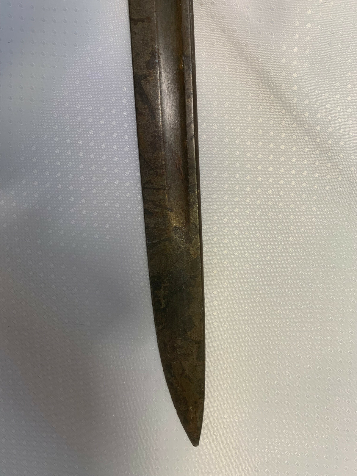 Antique 1907 British Bayonet Military Weapon Sword Fixed Blade Wood Handle