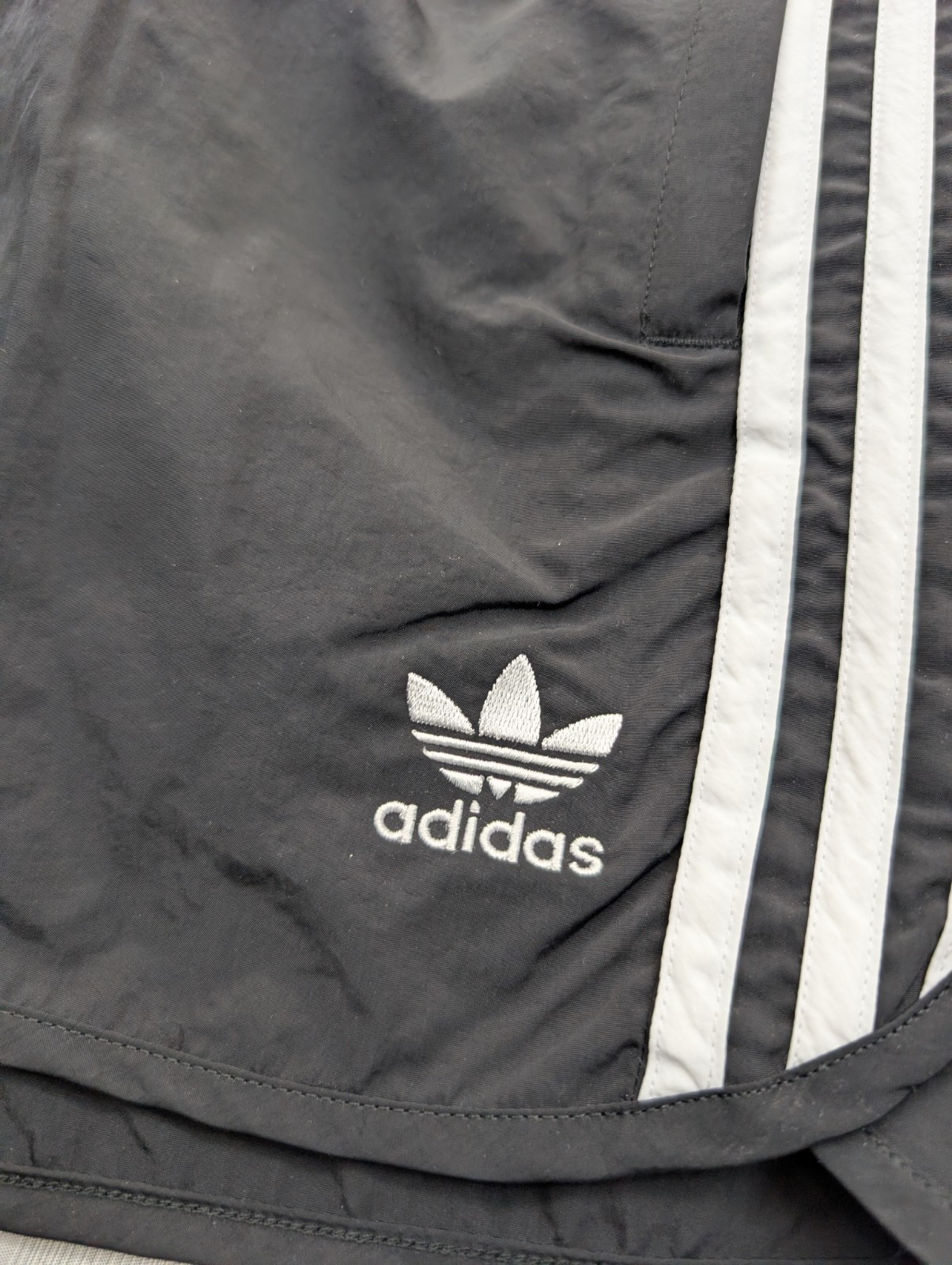 New Mens Adidas Originals Shorts Sprinter 5” Sz Medium Classic Retro Black