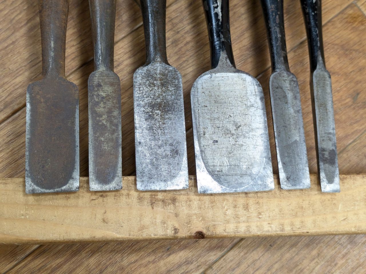 Japanese vintage chisel tataki Nomi Japan Signed Old 23.15.24.37.15.9 mm RB230