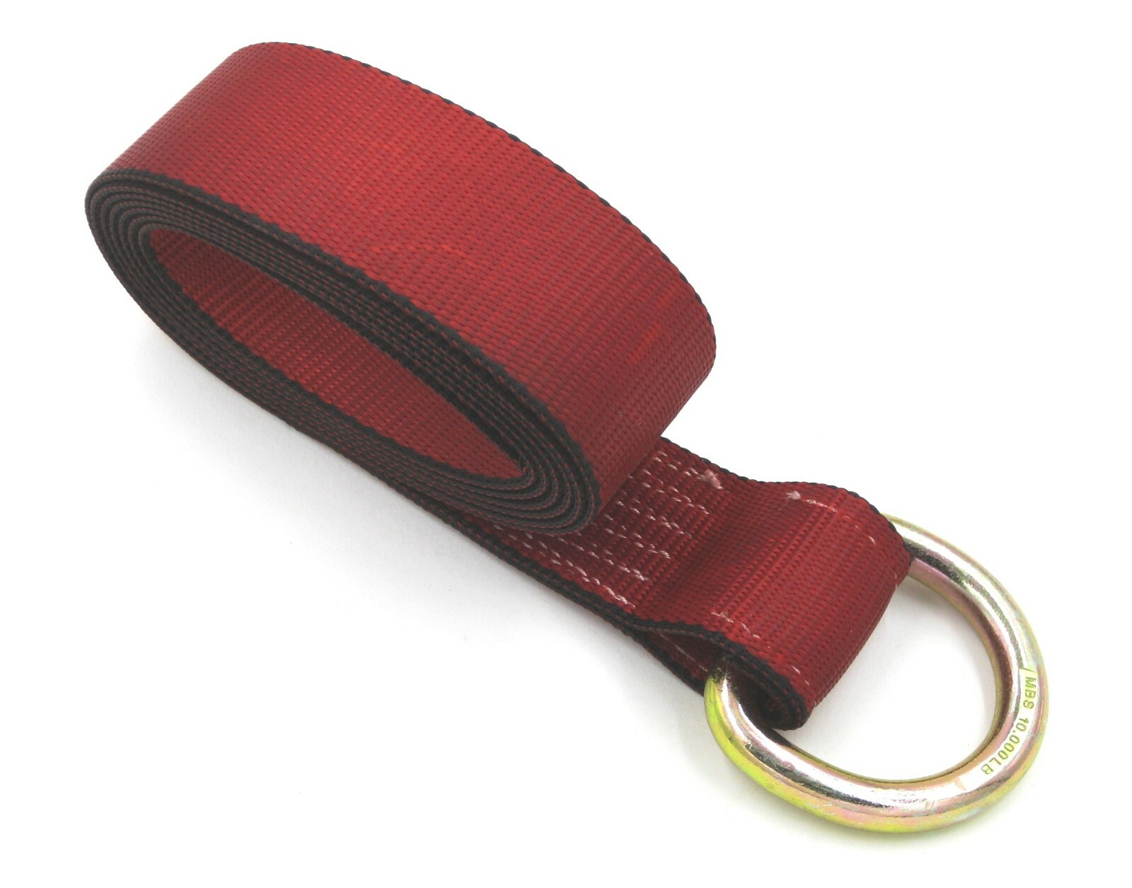 6pc RED Lasso Strap 2" Ratchet J Finger Hook Tow Truck Wheel Lift Tie Down Strap