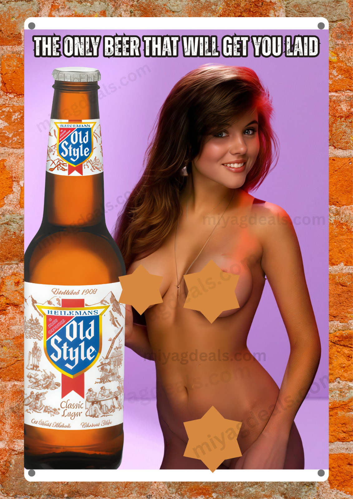 Love Chicago Cubs Old Style Beer Metal Sign Bar Man Cave Art Wall Decor Read Des