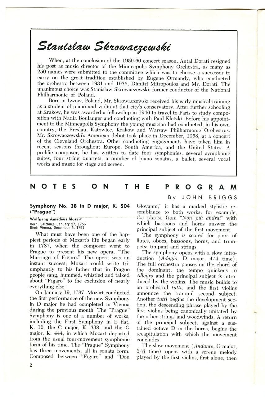 Vintage 1964 PHILADELPHIA ORCHESTRA Rutgers University Concert PROGRAM!