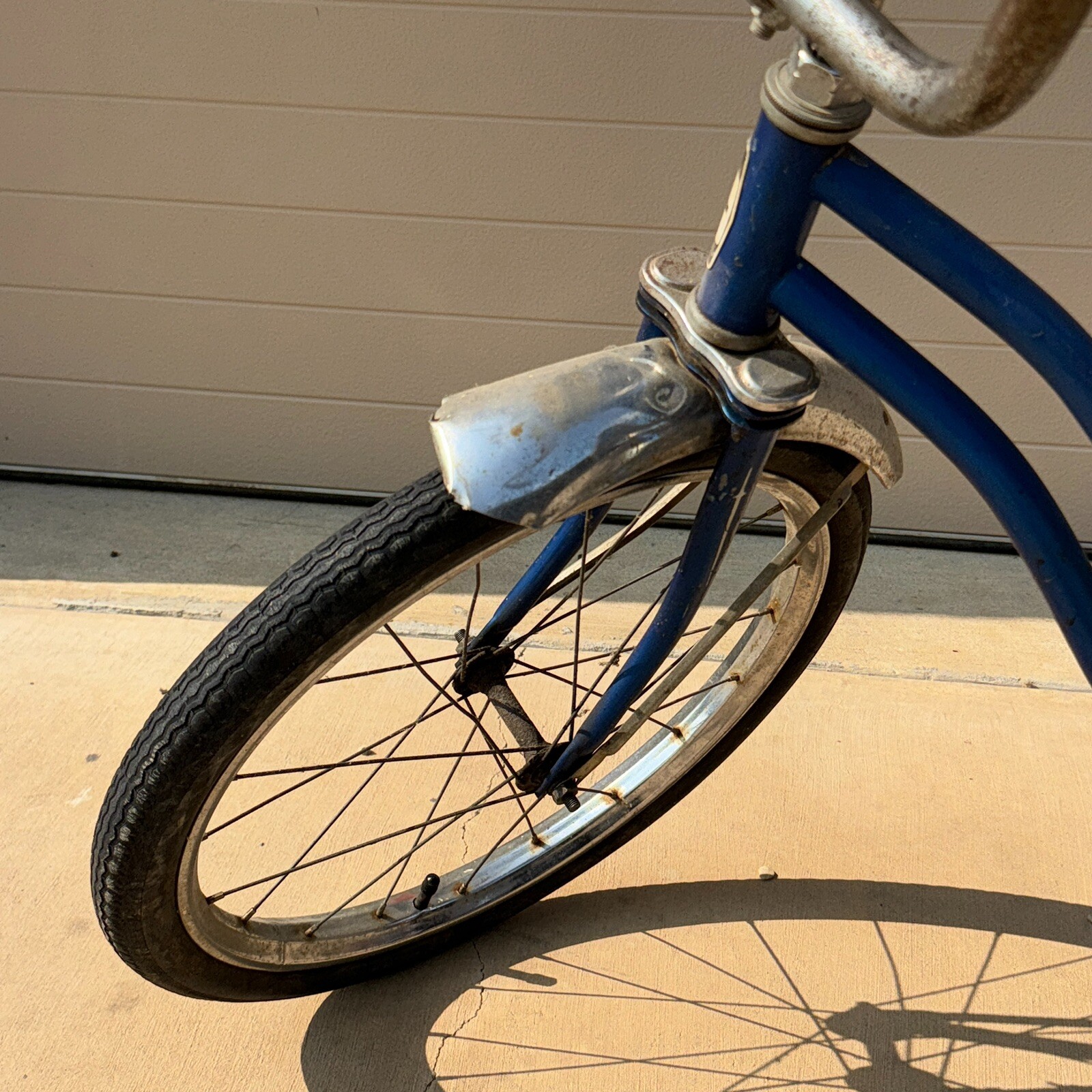Western Flyer Huffy Bike Muscle Bike Blue White Huffy Banana Seat