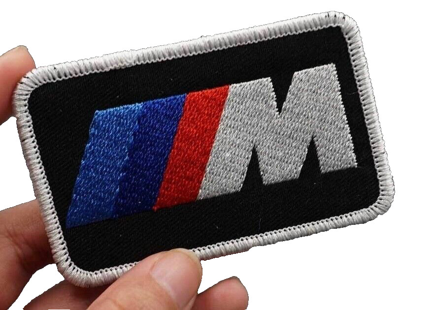 VINTAGE STYLE BMW M SERIES EMBROIDERED IRON-ON PATCH...