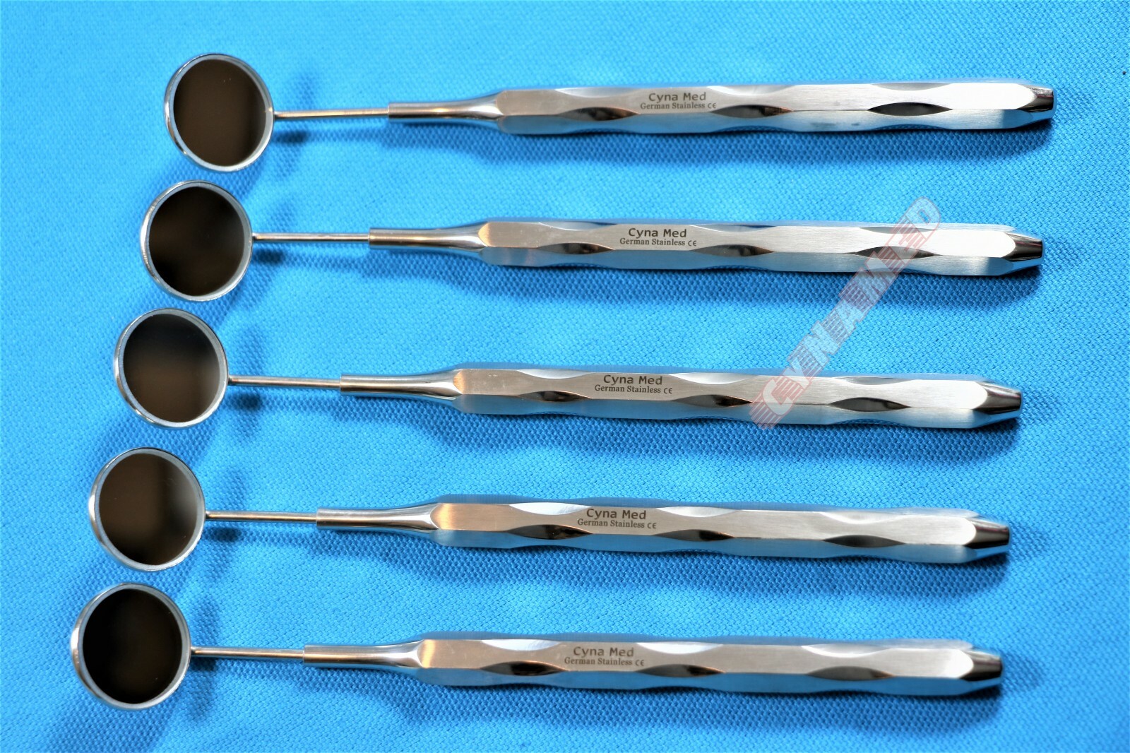 X5 Dental Mouth Mirror #5 Unique Handle Reflector Odontoscope Teeth Inspection