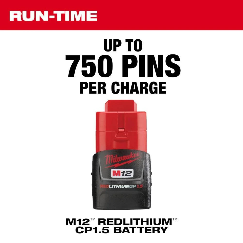 Milwaukee 2540-20 M12 12V 23 Gauge Cordless Pin Nailer Tool Only BRAND NEW