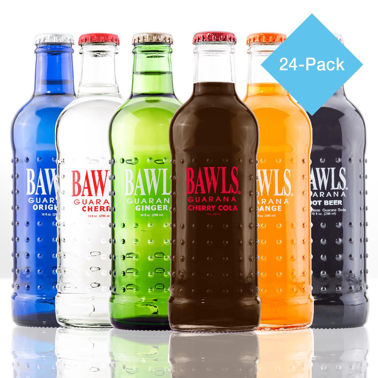 BAWLS Guarana Variety Bottle 24-Pack
