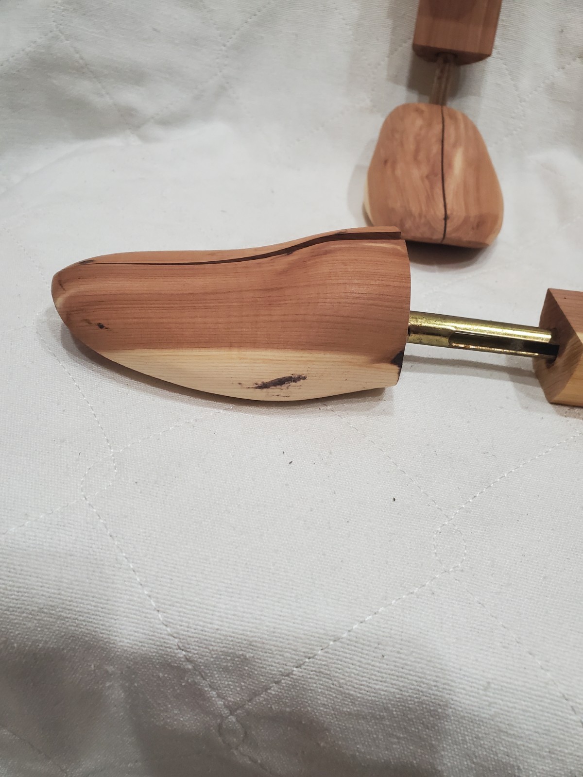 Cole Haan Shoe Tree Wood Split Toe Cedar - Size Large