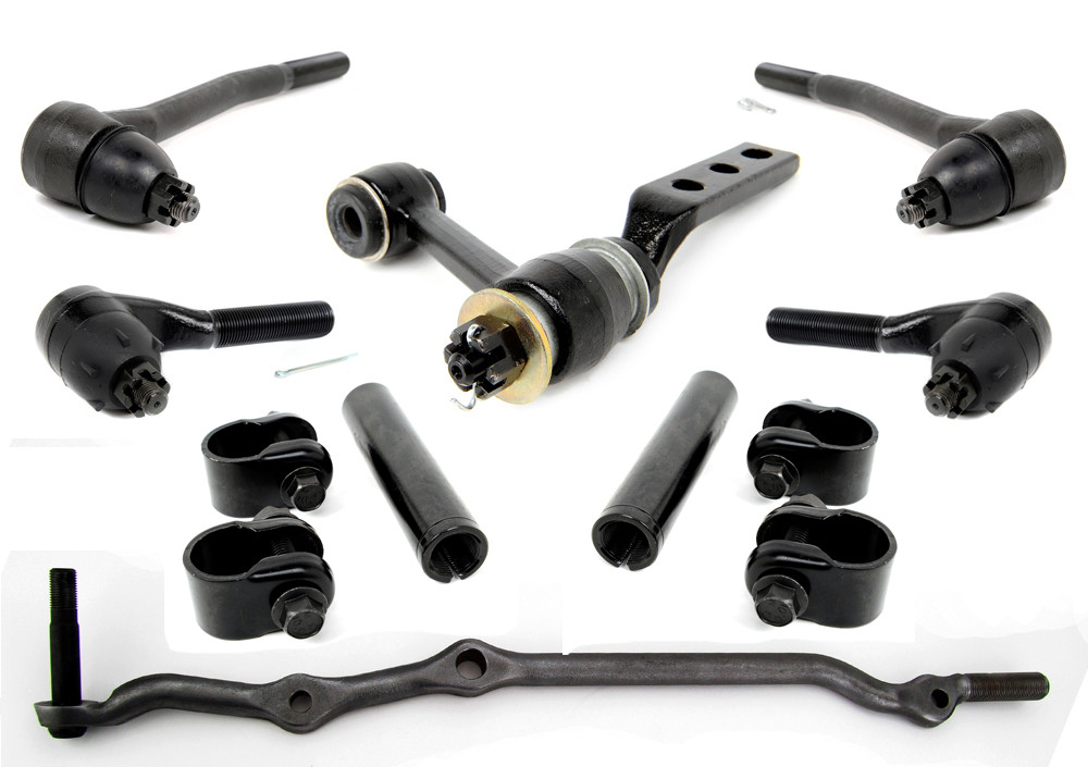 NEW! 1967-1969 Ford Mustang V8 Power Steering Steering Kit Tie Rods Center Link