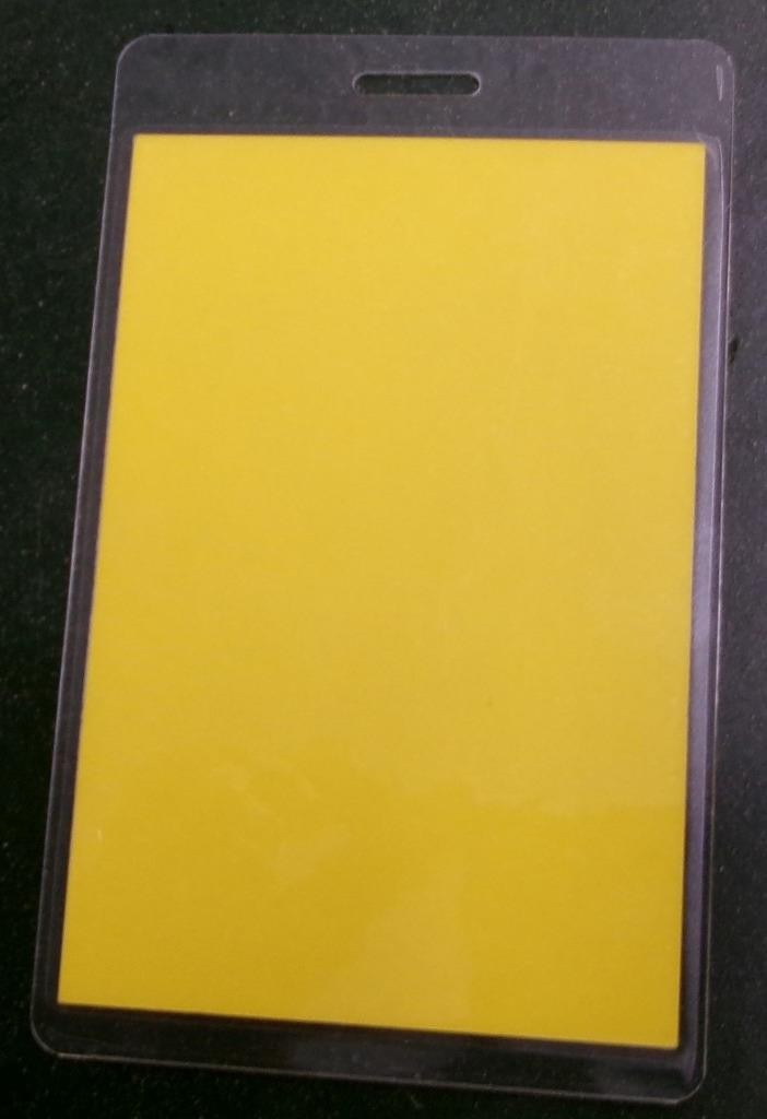 Vintage Genuine Ozzy Osbourne 1996 Laminated Backstage Pass YELLOW with FOIL