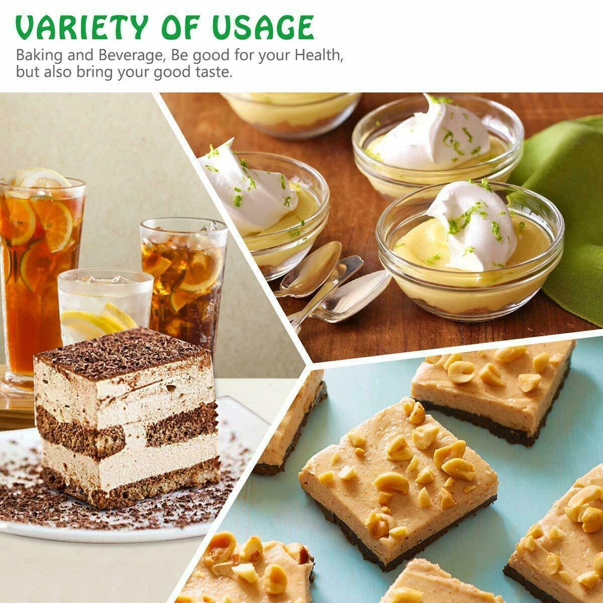 PURE STEVIA EXTRACT POWDER STEVIOSIDES NATURAL SWEETENER 0 Cal SUGAR SUBSTITUBES