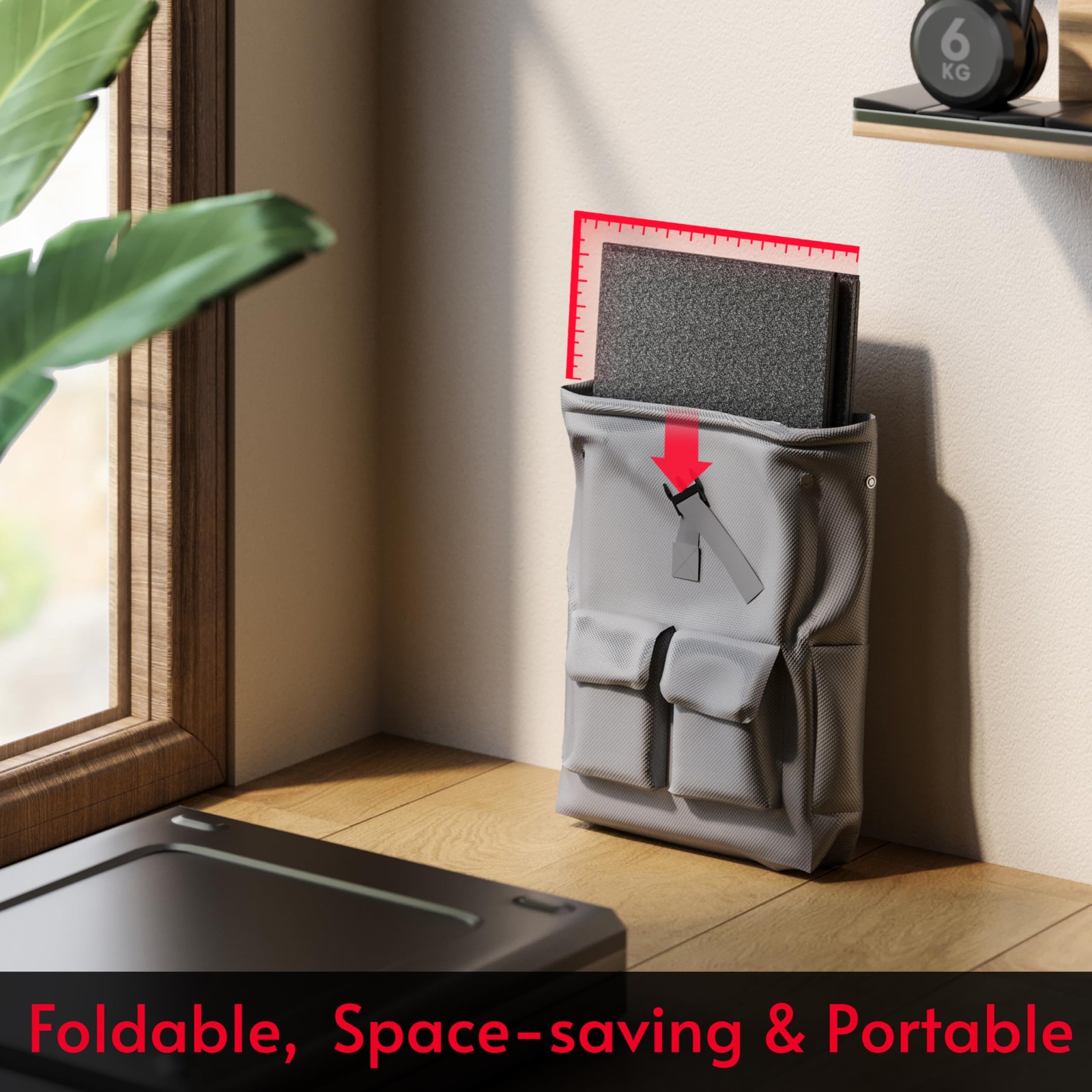 Crostice Walking Pad Mat 26x60" 1/4" Thick, Under Desk Treadmill Floor Mat