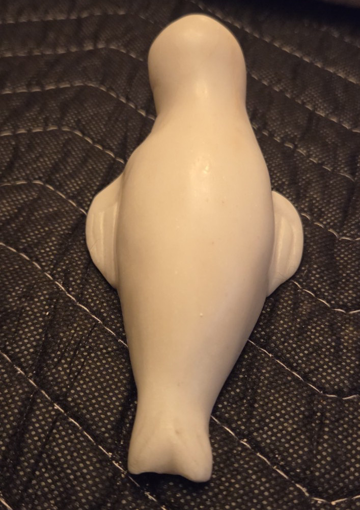 Vintage Inuit Stone Carved Seal, Very Good Condition