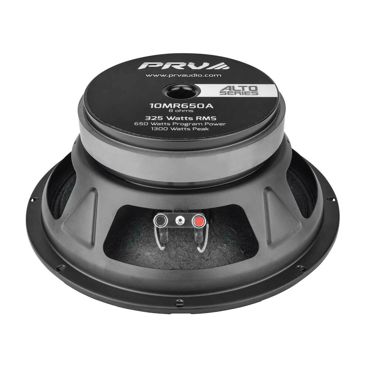 2x PRV Audio 10MR650A Midrange 10" Speaker 8 Ohms 10in PRO Car Audio 650 Watts