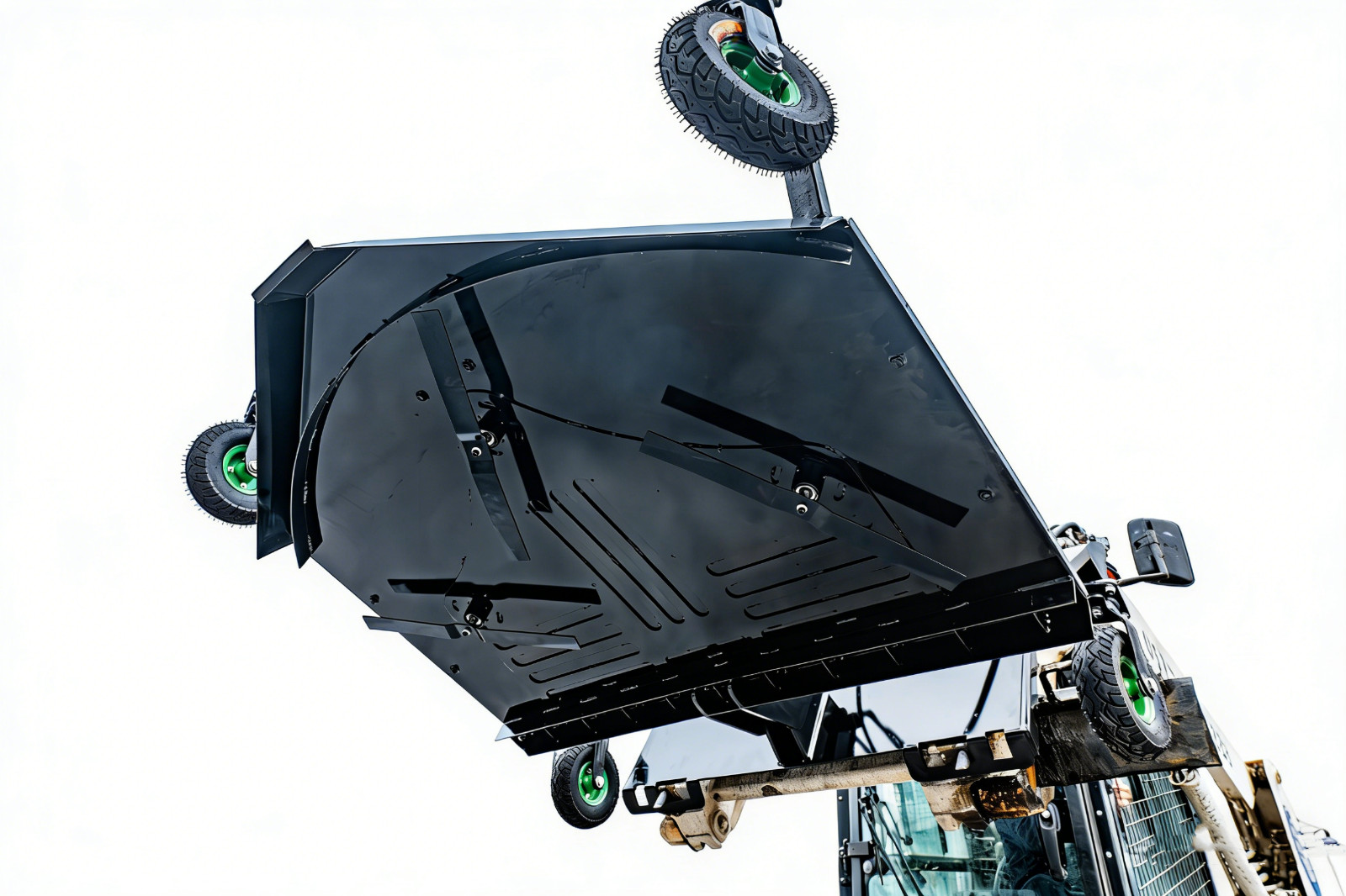 Finish Mower Attachment Fit BobCat Skid Steer 3 Blades Heavy Duty Finish Mower