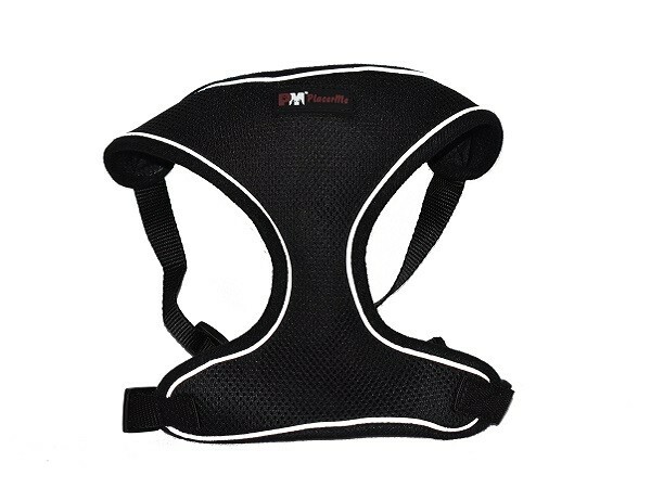 Dog Breathable Reflective Mesh Collar Harness-Travel Walk Seat Belt No Pulling