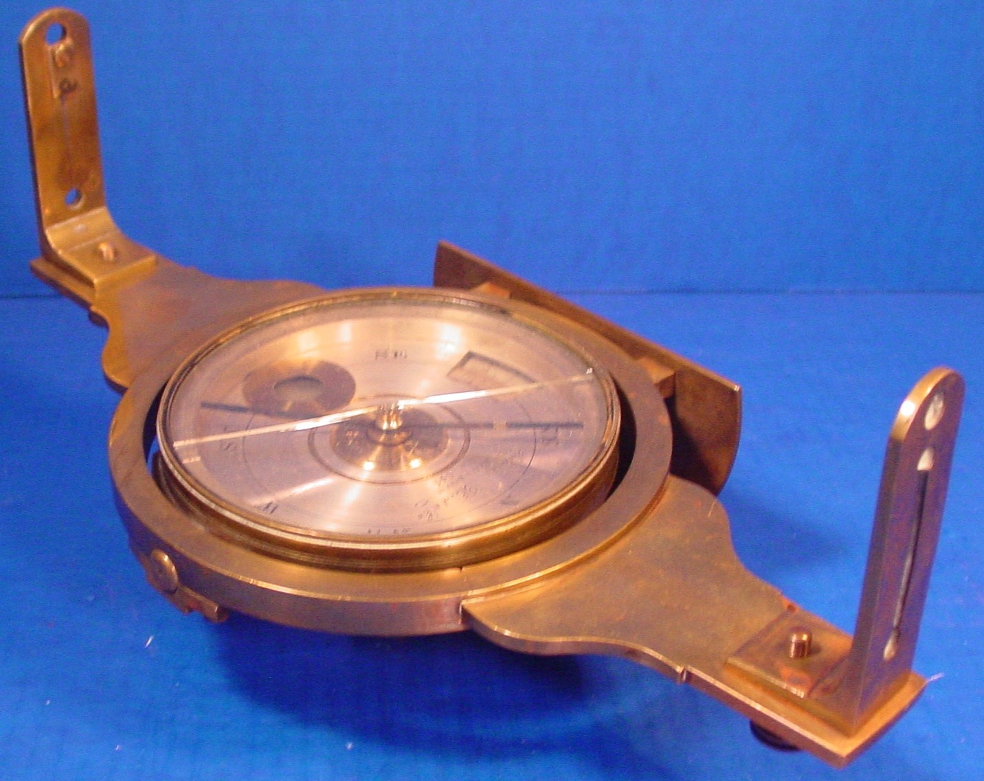 1870 James Reed Gimballed Mining Compass - RARE American Compass