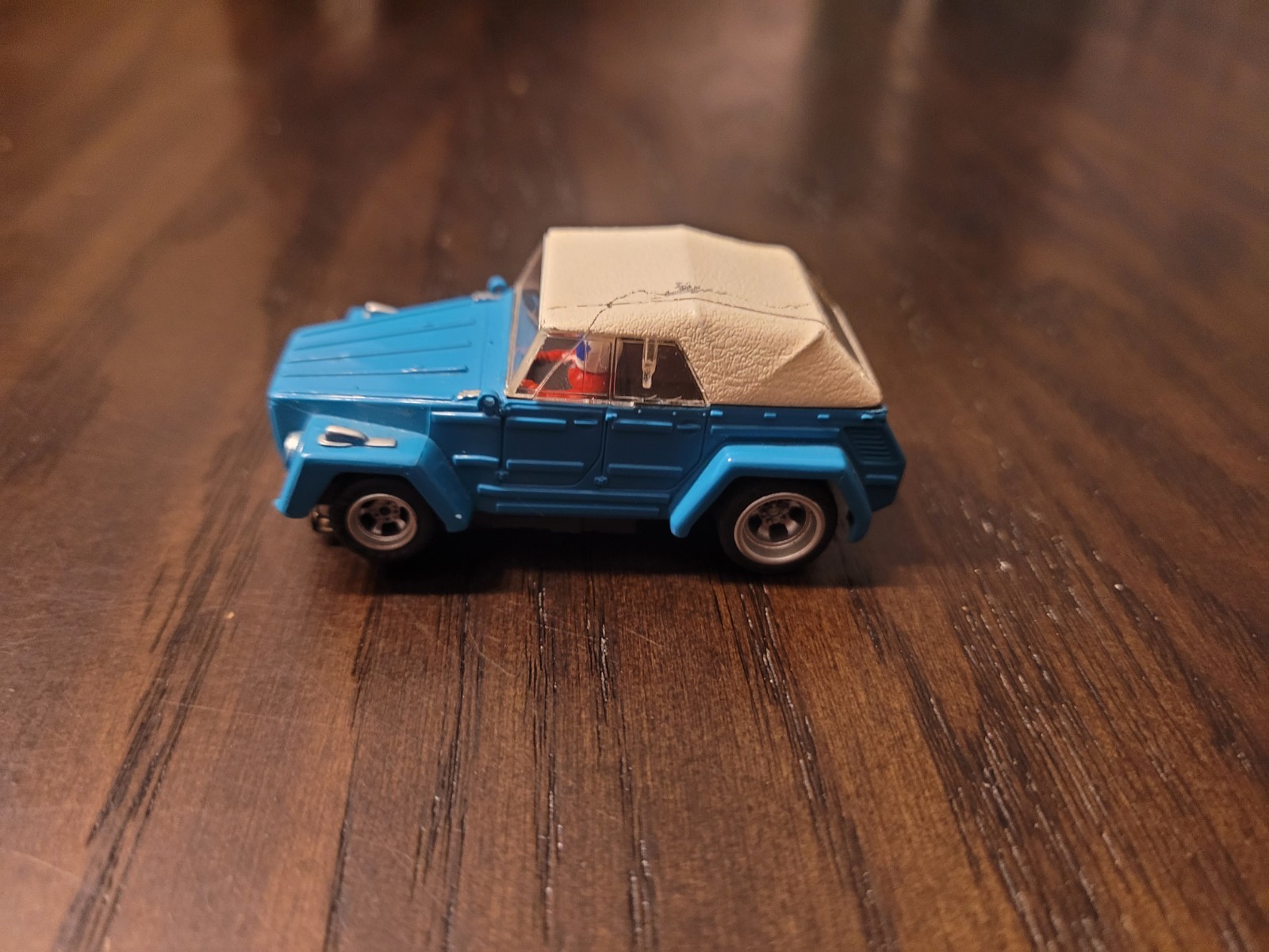 Ho Aurora  AFX VW Thing Roadster Slot Car P/N 1931  1976- 77 Blue/White