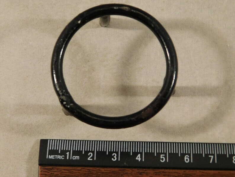 Sphere Display Stand Medium Size Black Metal Short