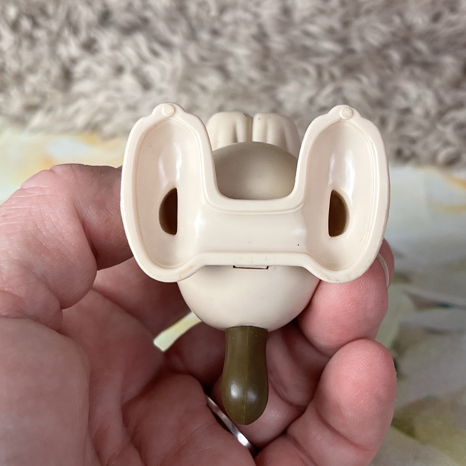 Vintage Disney Flipping Dog Wind Up McDonald’s Happy Meal Toy Plastic Works