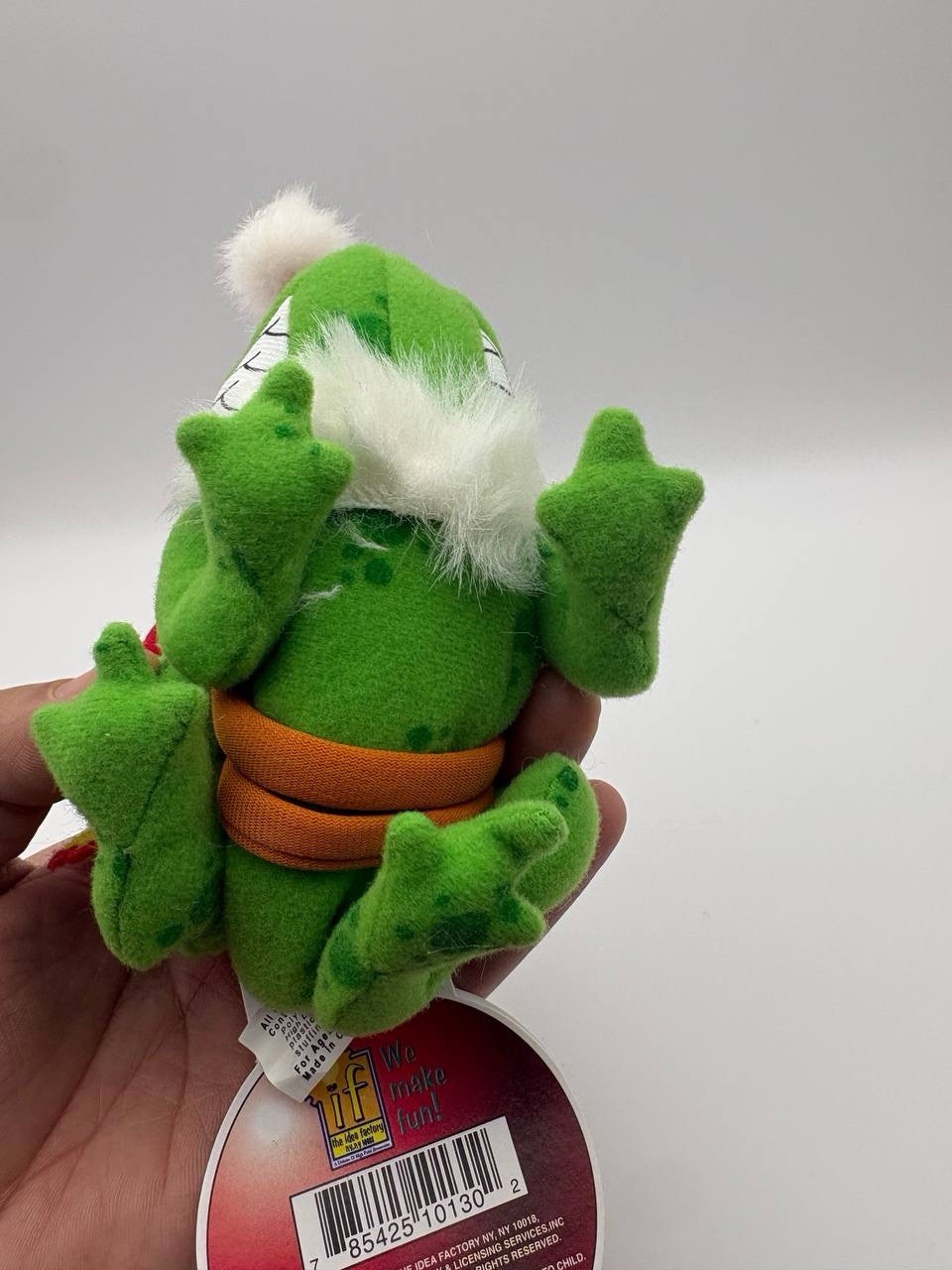 Meanies Shocking Stuffers Plush Missle Toad 1999 Plush VINTAGE RARE NEW