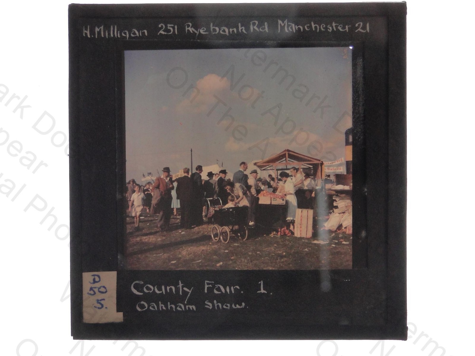 County Fair Oakham Show Rutland England Dufaycolor Lantern Slide