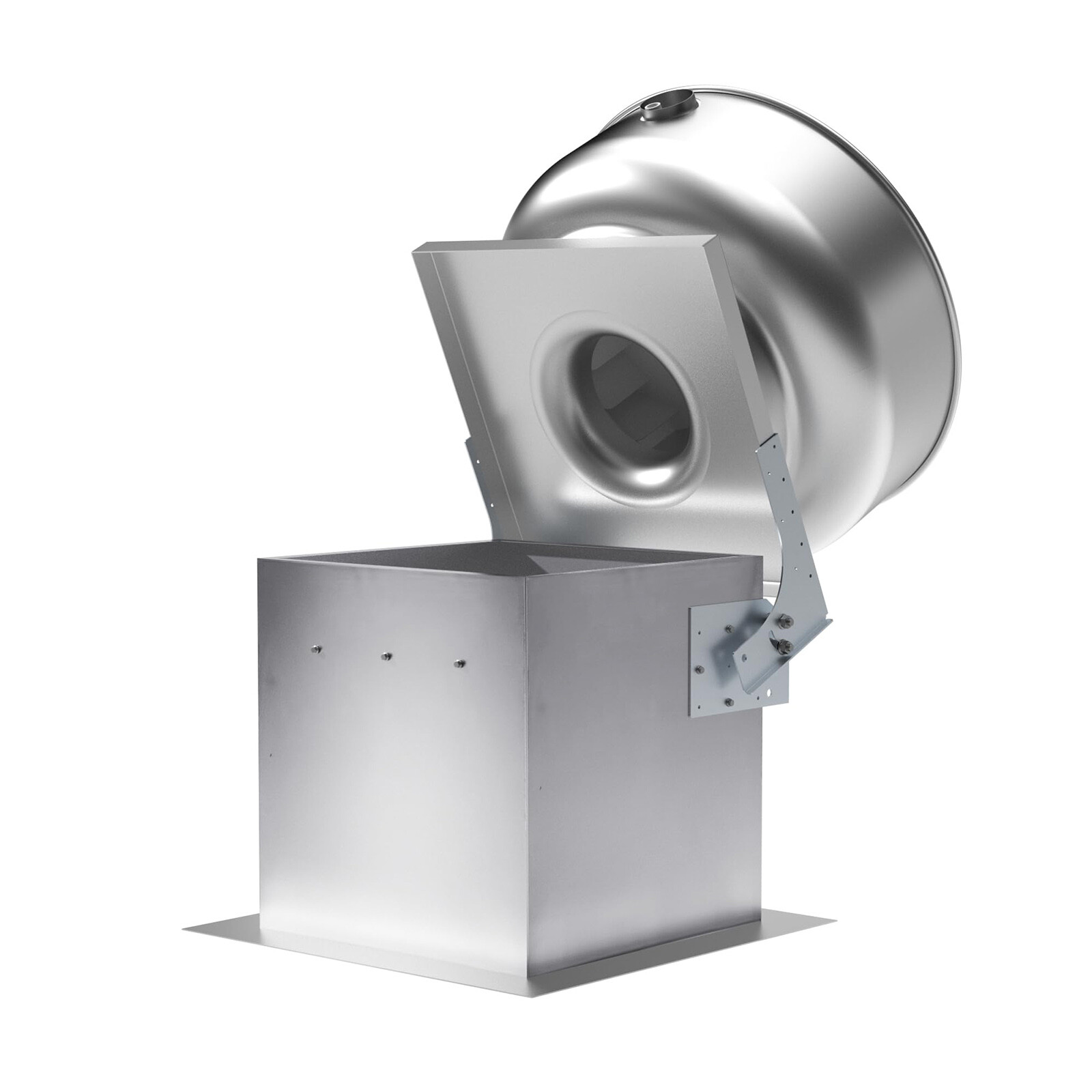 Roof Curb For Exhaust Fan 23” Square x 20”High Flat Bolt Curb 18 Gauge Galvanize