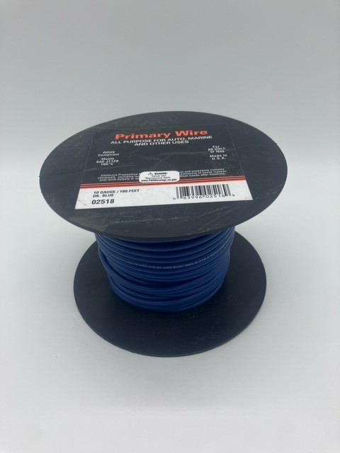 10 Gauge Primary Wire 100% Fine-Stranded Copper Made in the USA Lot NOT CCA