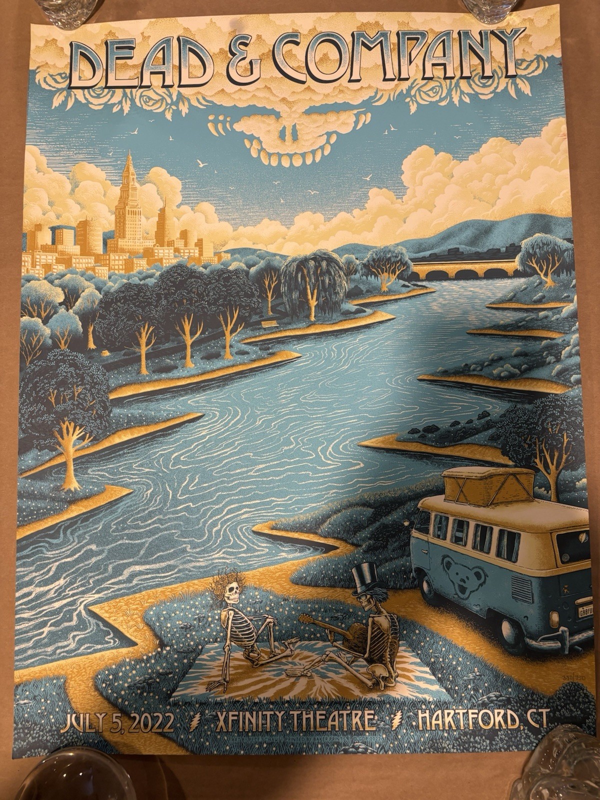 DEAD & COMPANY/ 2022/ HARTFORD/ Pete Shaw  poster/ xxx/750