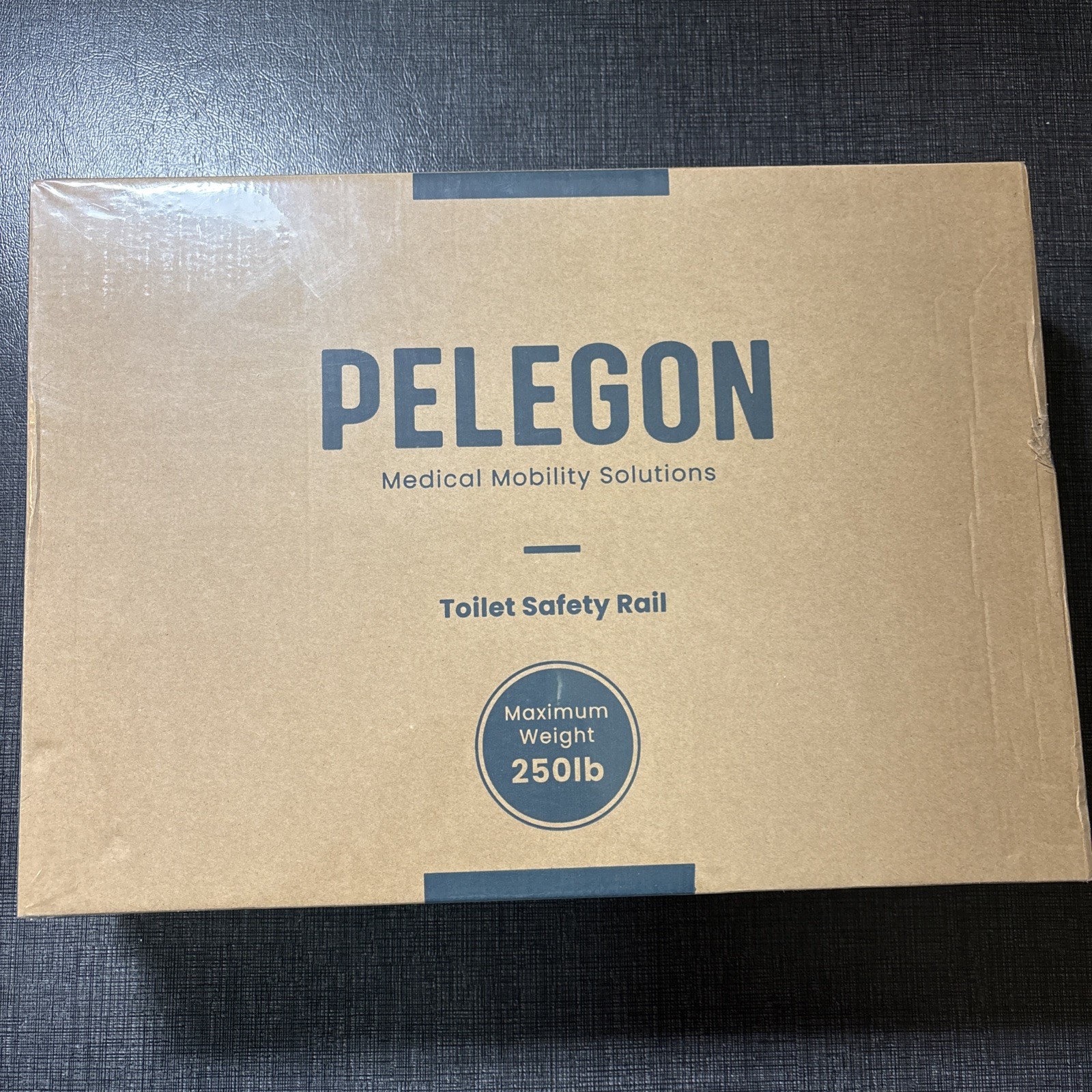 PELEGON Adjustable Toilet Safety Rails w/ Handles 250lb 2-Pack