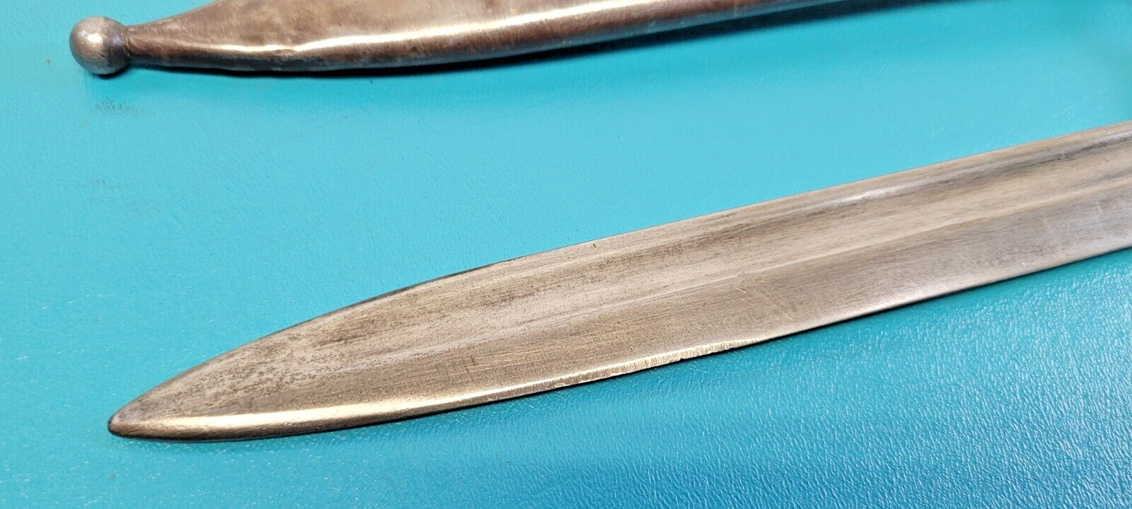 WWI Bavarian Ersatz Turkish c.1917 Bayonet Knife + Scabbard