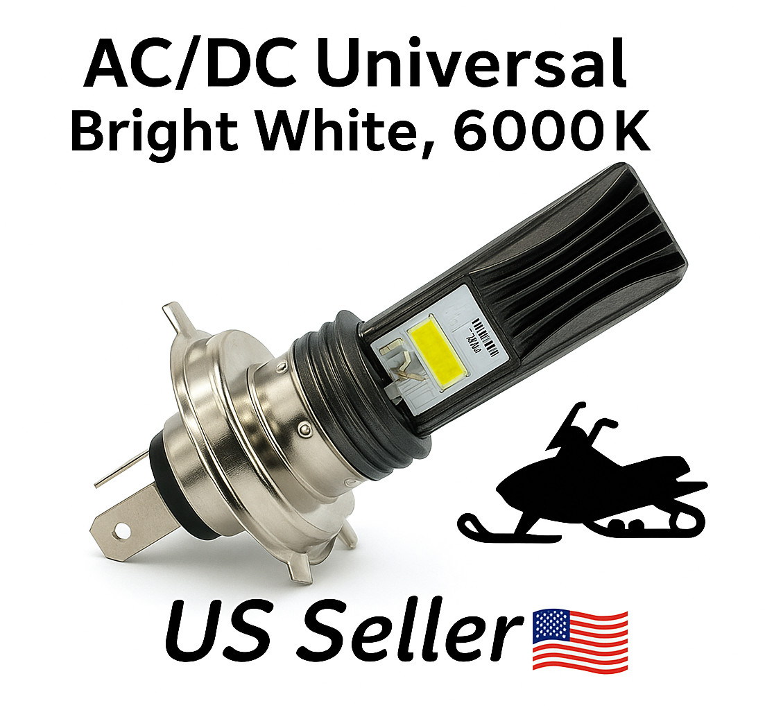 ❄️Ultra Hi/Lo 12V LED Headlight Bulb for Polaris XLT 1995–1999 ⬆️Brightness USA