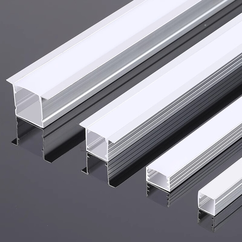 10Pcs 3.3ft Each LED Aluminum Profile Channel Holder with Cover for LED Strip