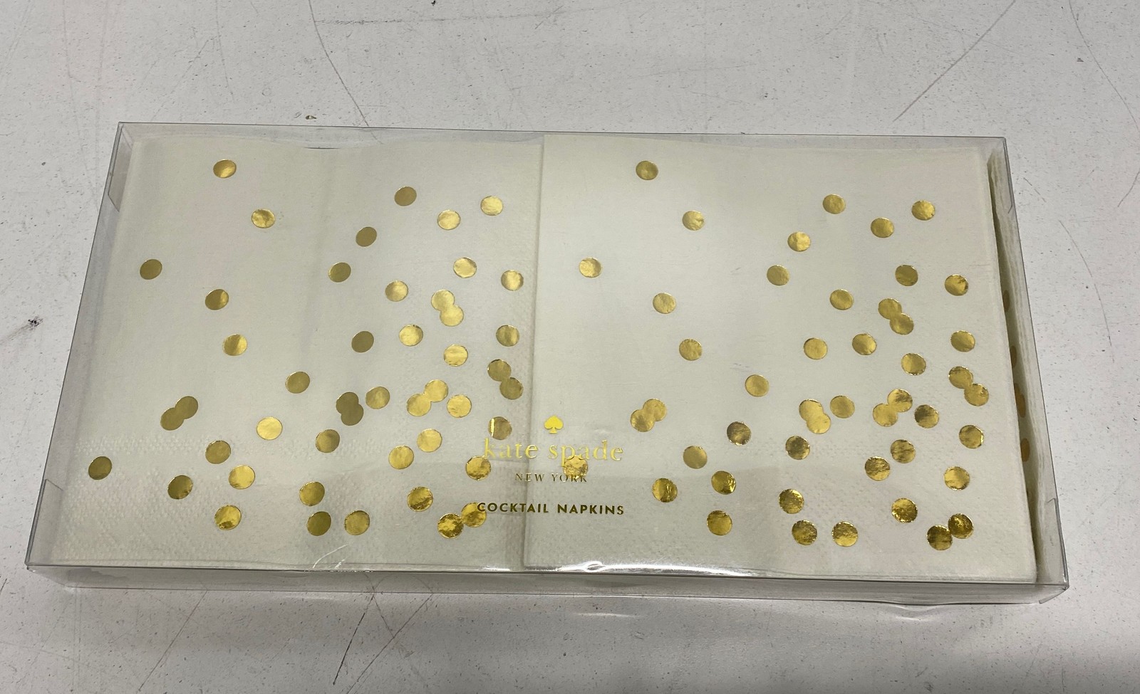 Kate Spade Coaster & Cocktail Napkin Set 3 pcs