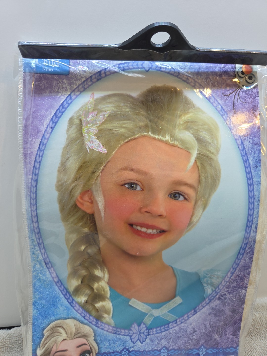 Disney ELSA Wig by AMSCAN Child's Frozen Hair Wig Dress-Up Costume NIB