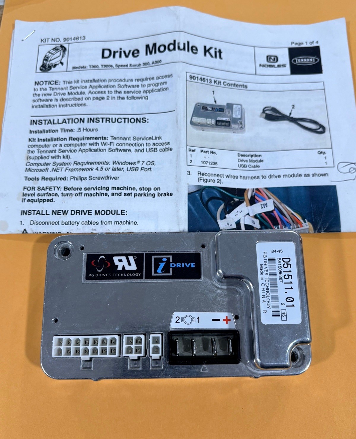 Tennant 9014613. I Drive Module (D51511.01) T300,T500 Used/Working. *Guaranteed*
