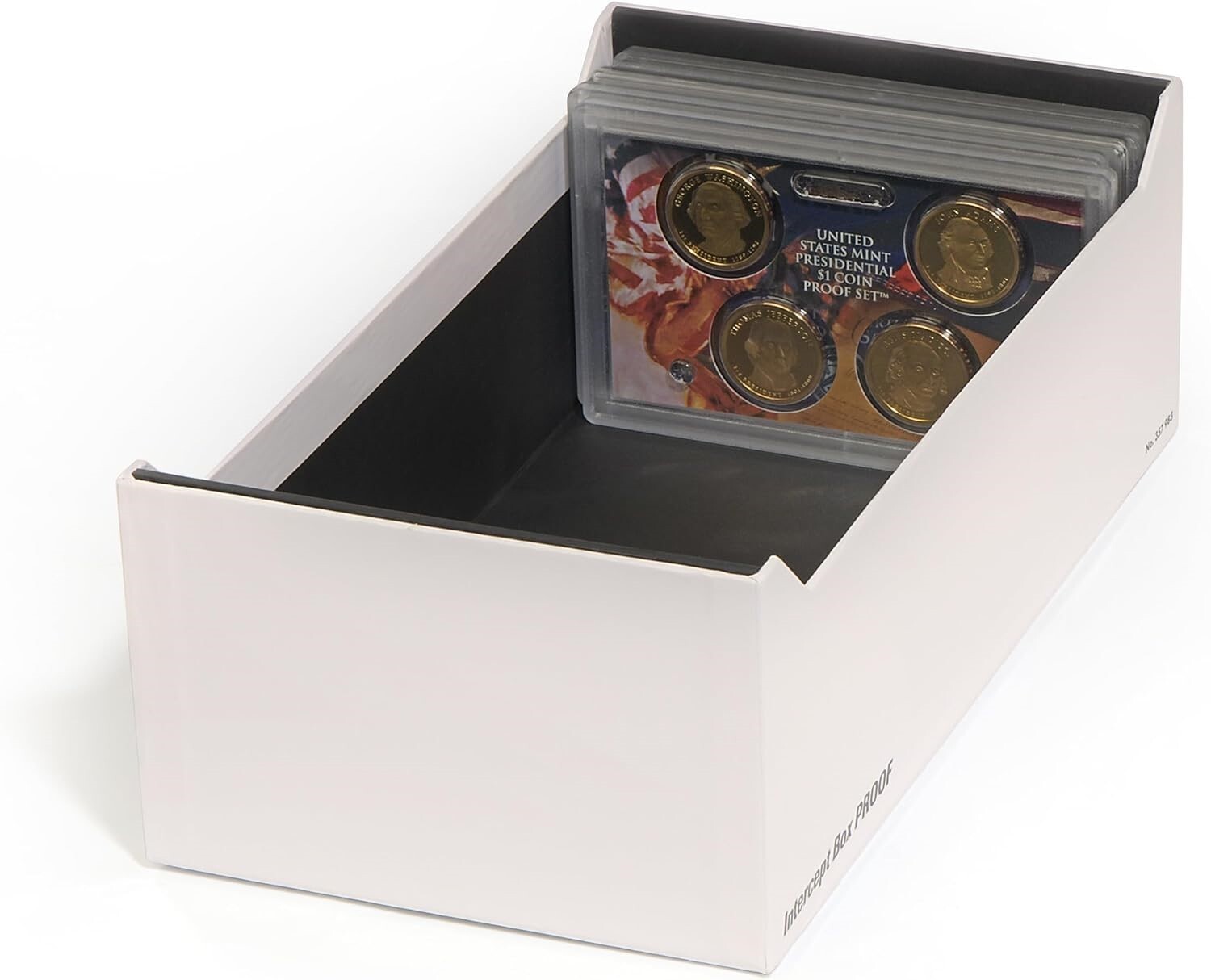 New Proof Set Protection Storage Box US Mint Coin Holder Lighthouse Intercept