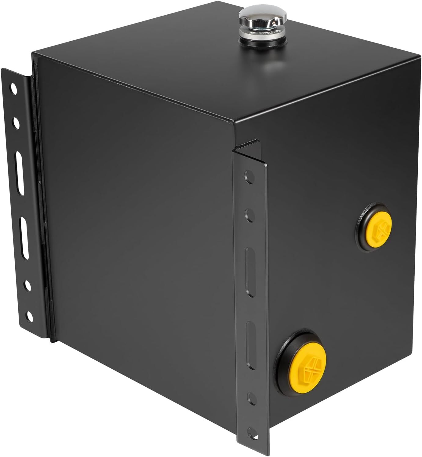 15-Gallon 14 Gauge Steel Hydraulic Fluid Reservoir Tank with Fill Cap Temp Gauge